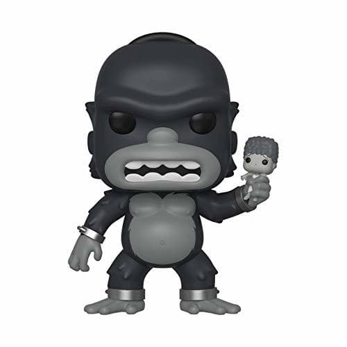 Game Funko- Pop Figura De Vinil: Animation: Simpsons-Homer Kong Coleccionable, Multicolor