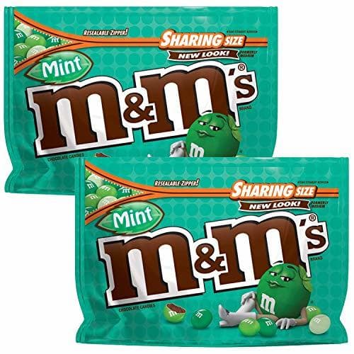 Producto M&Ms Menta oscuro de caramelo de chocolate