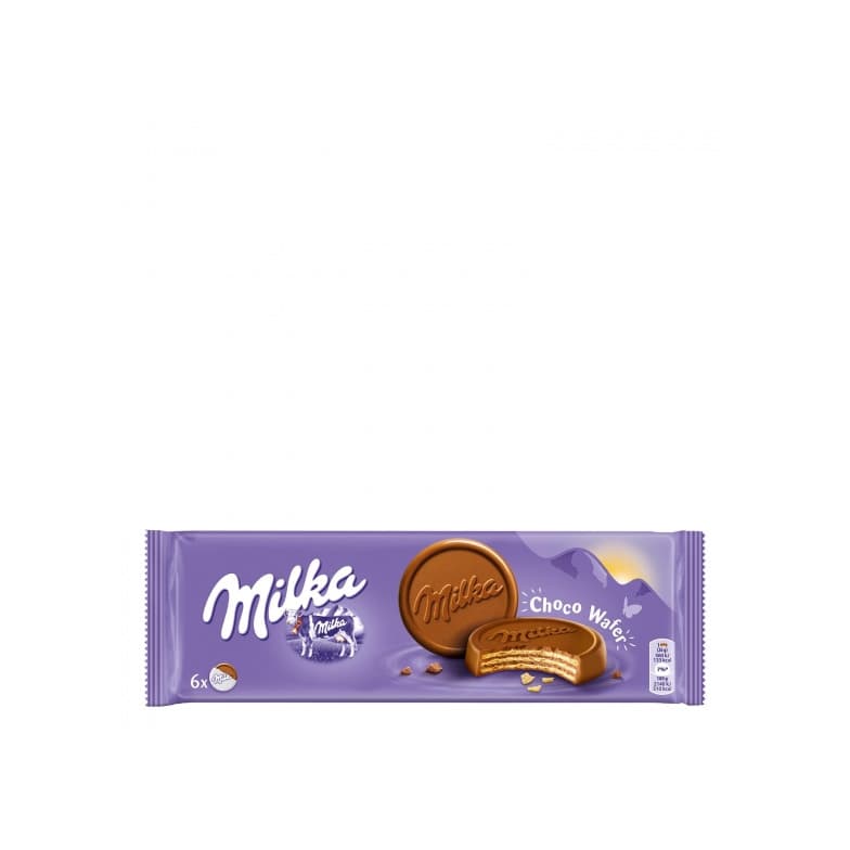 Producto Milka Choco Wafer Barquillo con Relleno de Cacao