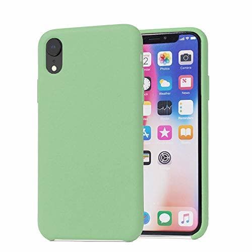 Electrónica Casely - Carcasa para iPhone XR con Revestimiento de Aceite de Silicona