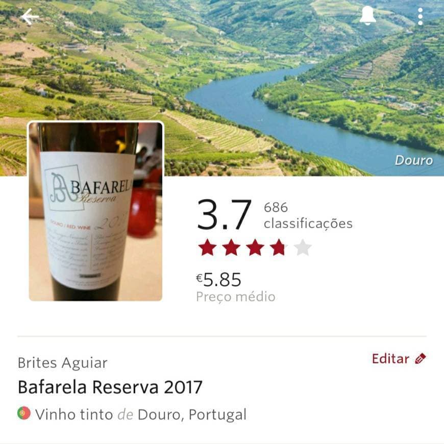 Product Bafarela reserva