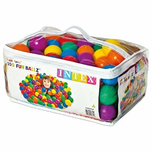 Product Intex 49602NP - Pack 100 bolas multicolor de 6