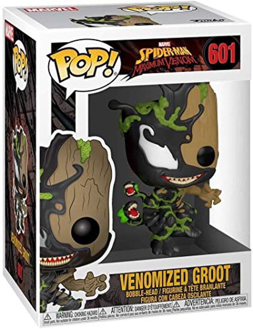 Game Funko- Pop Marvel: MAX Venom-Groot Figura Coleccionable, Multicolor