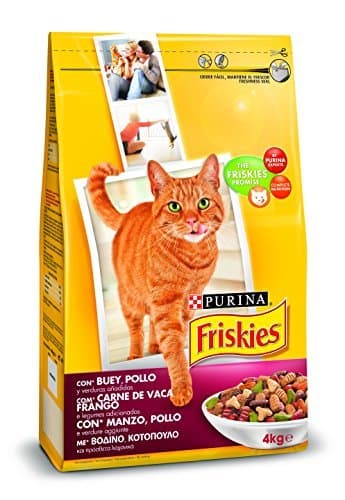 Product Friskies - Alimento seco para Gato Adulto Con Buey