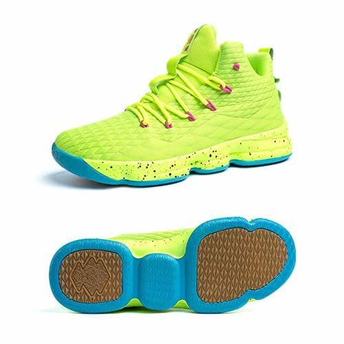 Fashion Zapatos Hombre Deporte de Baloncesto Sneakers de Malla para Correr Zapatillas Antideslizantes