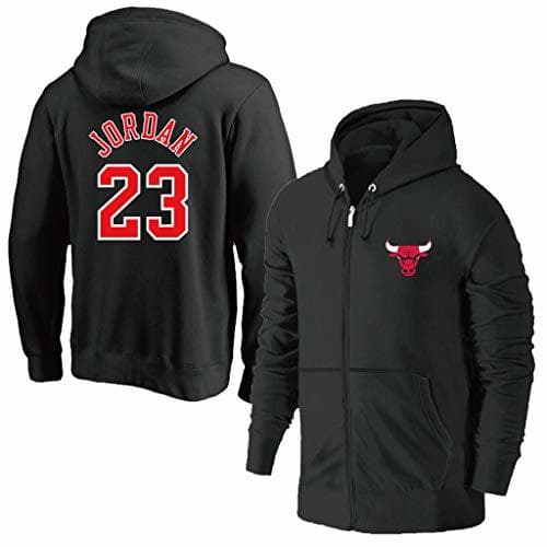 Product Chicago Bulls Michael Jordan Baloncesto Deportes Chaqueta Sudadera con Capucha y Cremallera