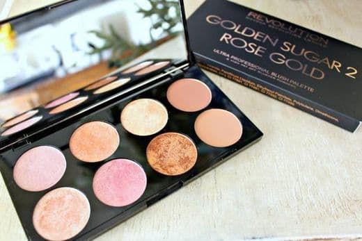 Producto Makeup Revolution Golden Sugar 2 Rose Goldpaleta de blushes
