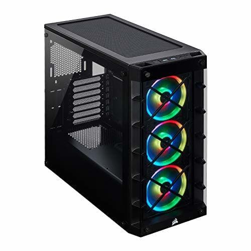 Electronic Corsair iCUE 465X RGB Cristal Templado Chasis Semi-torre ATX Inteligente