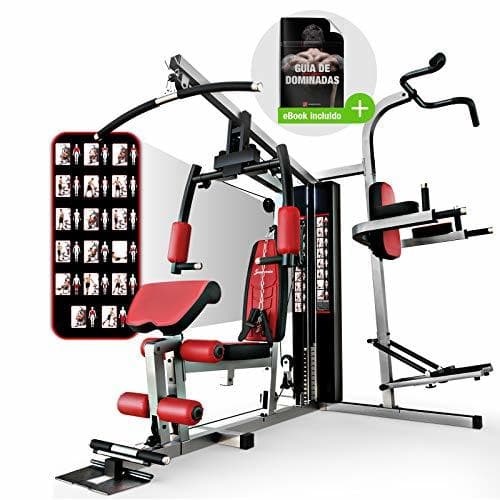 Lugar Sportstech HGX200 Multiestación musculación Premium 45en1 Sirve para innumerables Posibilidades de Entrenamiento