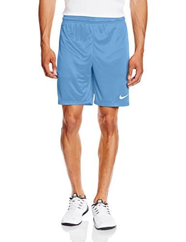 Fitness Nike Park II Knit Short NB Pantalón corto, Hombre, Azul/Blanco