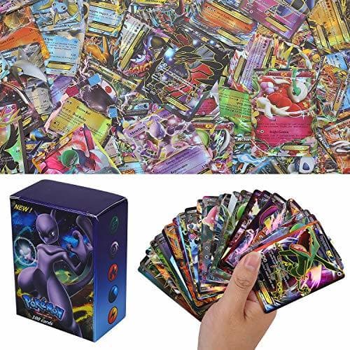 Product 100 Piezas Pokemon Cartas, Pokemon Trading Cards, XY Series GX Cartas EX