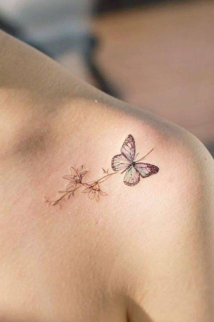 Fashion Tatuagem de Borboleta ✨