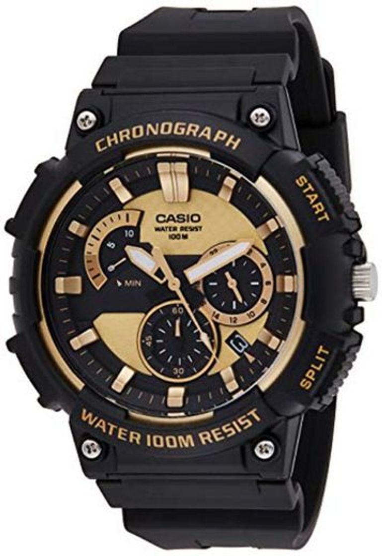 Moda Casio Reloj Analogico para Hombre de Cuarzo con Correa en Acero Inoxidable