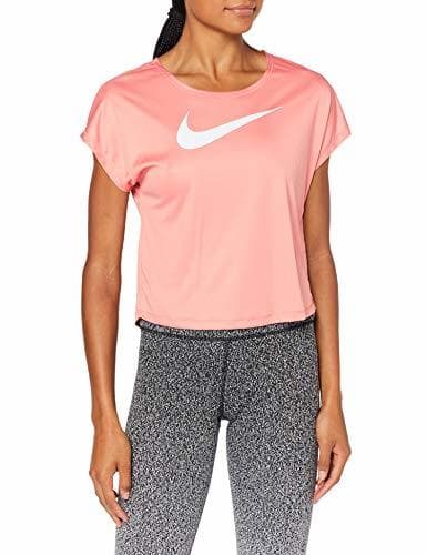 Fitness Nike W Nk Swoosh Run Top SS Camiseta de Manga Corta