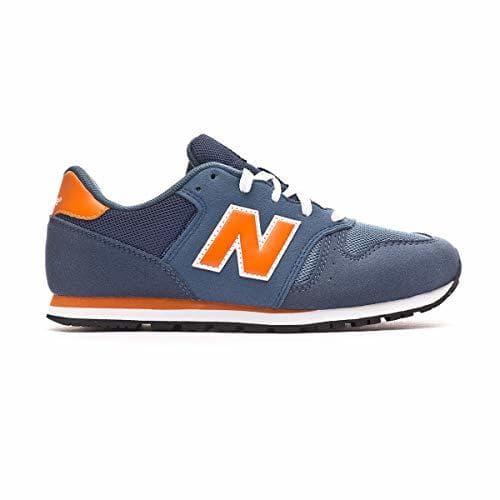 Lugar New Balance 373 Classic Niño, Zapatilla, Navy-Orange, Talla 1.5 US