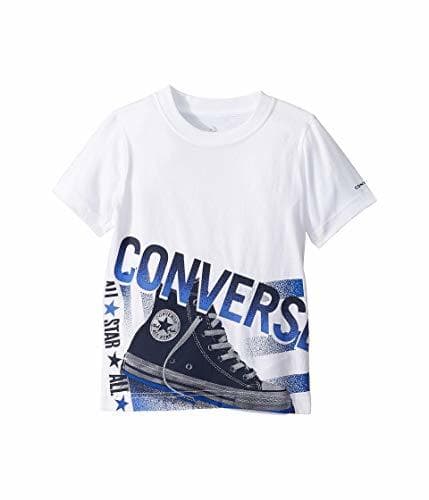 Lugar Converse Kids Boy's Short Sleeve Photorealistic Chucks Graphic T-Shirt