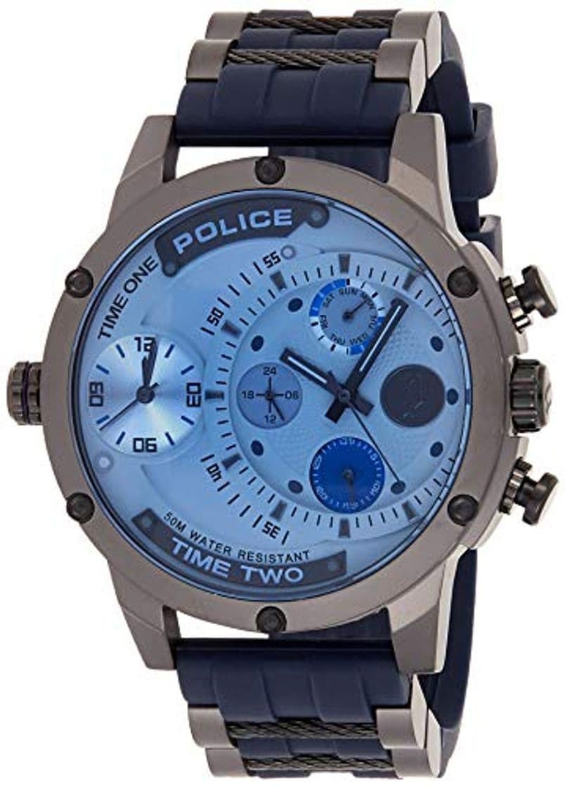 Producto Police Reloj Multiesfera para Hombre de Cuarzo con Correa en Caucho PL14536JSU.04P