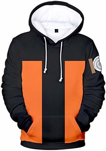 Fashion FLYCHEN Niño Sudaderas con Capucha Naruto Ninjutsu 3D Impress Uzumaki Anime Jersey