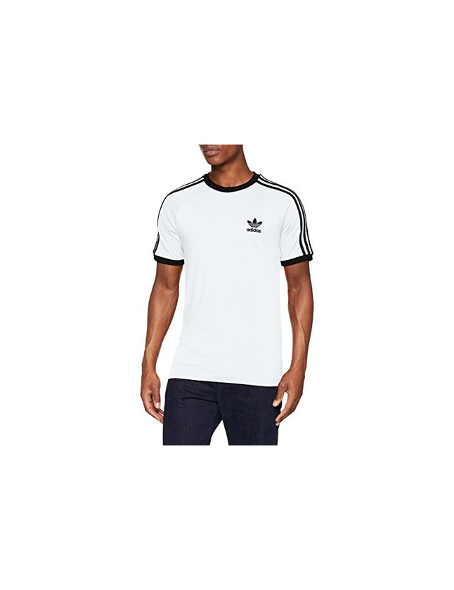 Fitness adidas 3-Stripes tee Camiseta, Hombre, Blancio