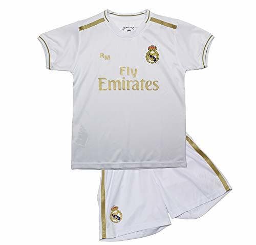 Product Real Madrid Conjunto Camiseta y Pantalón Primera Equipación Infantil Producto Oficial Licenciado