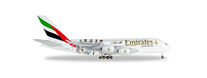 Product Herpa 529242 - Emirates Airbus A380 Real Madrid