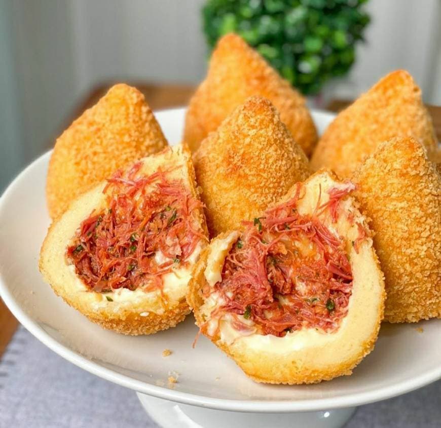 Moda Coxinha de carne seca com catupiry