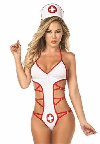 Product Flydo Sexy Ropa de Dormir Lencería Cosplay para Mujer Lencería Cosplay Enfermera