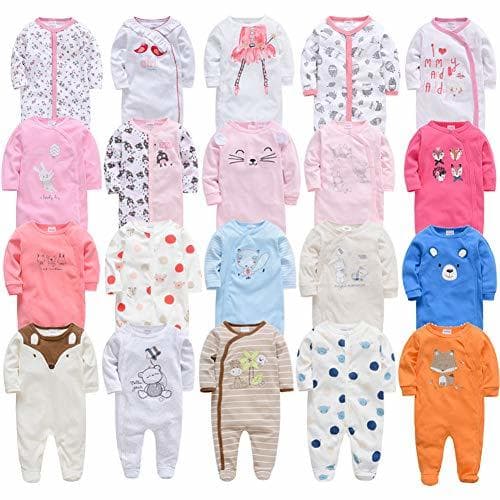 Product HFDJTAFS 3 4 Unids/lote Verano Bebé Niño Roupa De Bebes Mono Recién Nacido