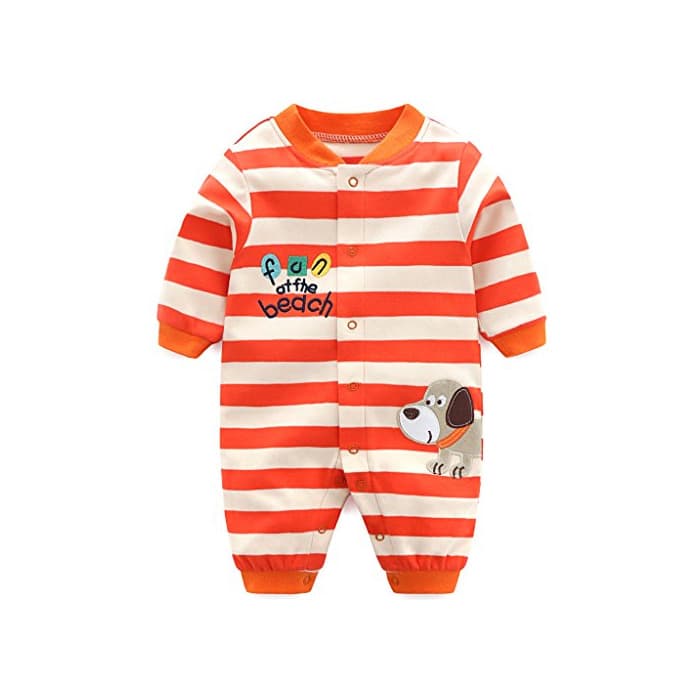 Product Recién Nacido Pijama Algodón Mameluco Niñas Niños Peleles Sleepsuit Caricatura Trajes