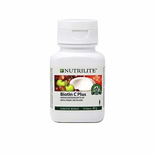 Fitness Biotina C Plus biológica NUTRILITE - Pelo Piel y Uñas