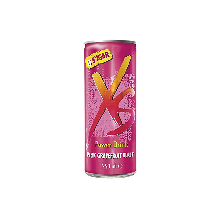 Product XS Power Drink Pink Grapefruit Blast – Sabor Pomelo 1 cartón 12