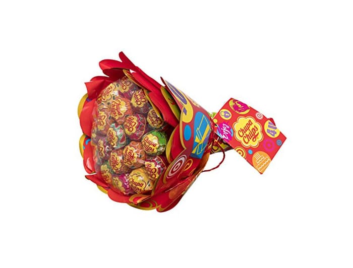 Producto Chupa Chups Caramelo con Palo de Sabores Variados Flower Bouquet