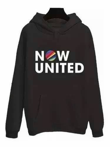 Product Moletom Feminino Canguru Now United Music Preto