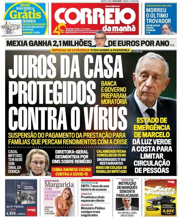 Moda Jornal Correio da Manhã 