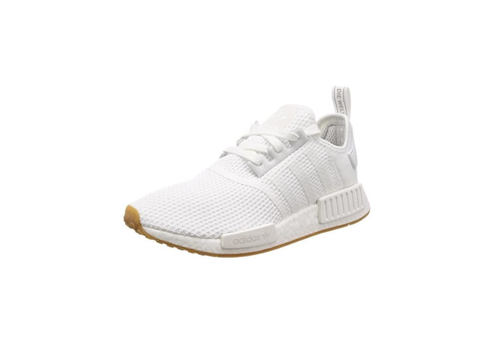 Moda adidas NMD_R1, Zapatillas de Gimnasia para Hombre, Blanco