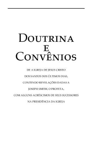 Book Doutrina e Convênios