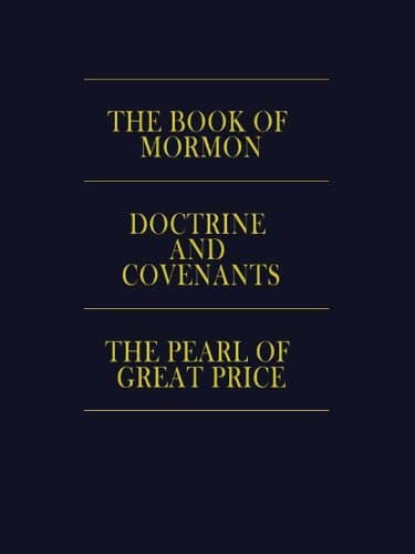 Book LDS Triple Combination: The Book of Mormon, Doctrine and Covenants, The Pearl