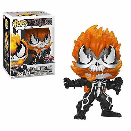 Juego Marvel Funko Pop Venom Venomized Ghost Rider #369 Vinyl Figure Featuring Special