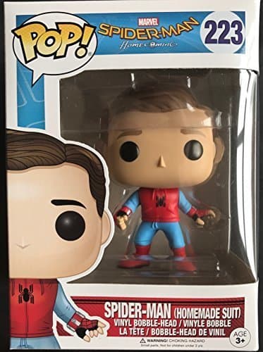 Juego FunKo Marvel Spide Man Figura Homemade Suit Unmasked Spidey