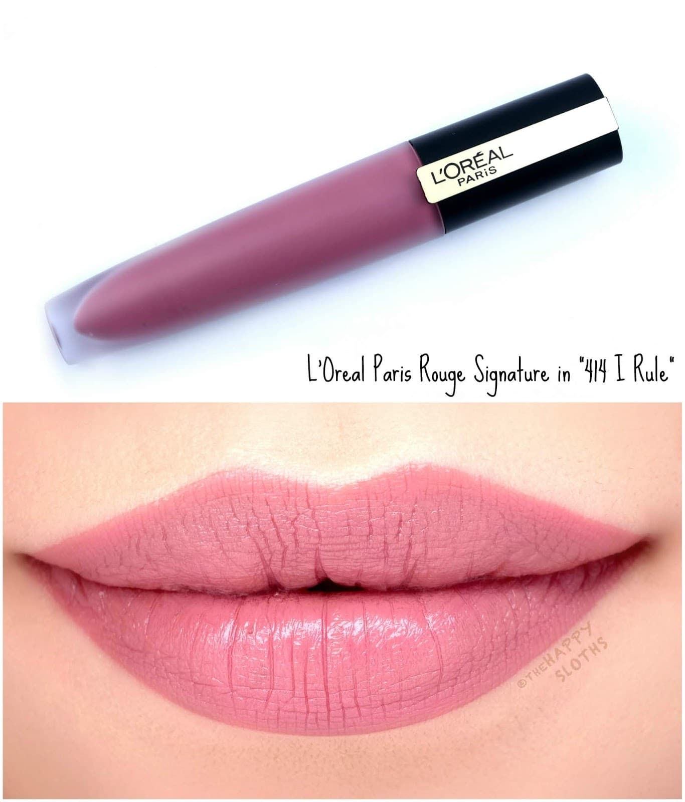 Fashion L'Oreal Rouge Signature Lip Stains: LIP SWATCHES & Review ...