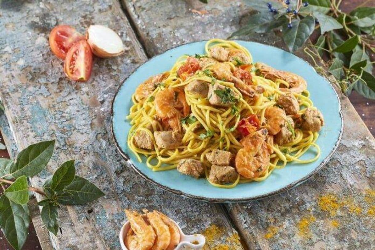 Moda Receita de: Linguine de camarão e atum - Teleculinaria