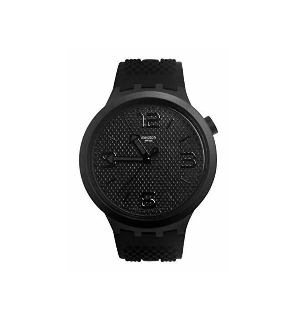 Moda Swatch Reloj Analógico para Hombre de Cuarzo con Correa en Silicona SO27B100