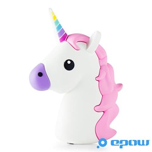 Lugar EPOW® Cargador Unicornio 2600mAh Emoji Power Bank Unicornio