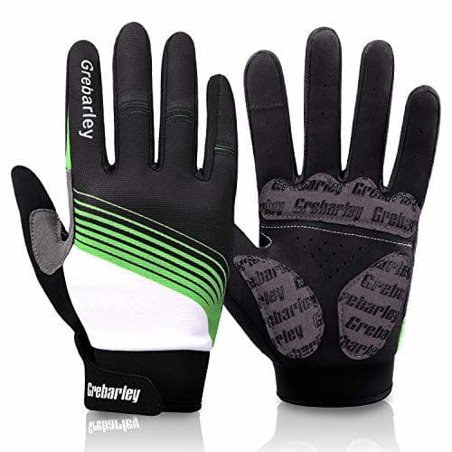 Producto Grebarley Guantes de Ciclismo Bicicleta Montaña-Acolchados Bicicleta de Carretera de Hombres Mujeres