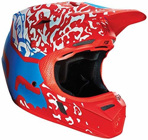 Lugar Fox V-3 Cauz Helmet Red