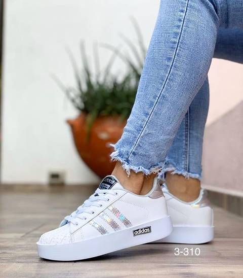 Moda adidas Superstar, Zapatillas de deporte Unisex Adulto, Blanco