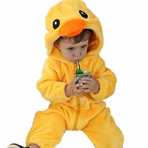 Producto Bebé Ropa Warm Rompers with Hooded Animal Cartoon Jumpsuit isfraces Franela Traje