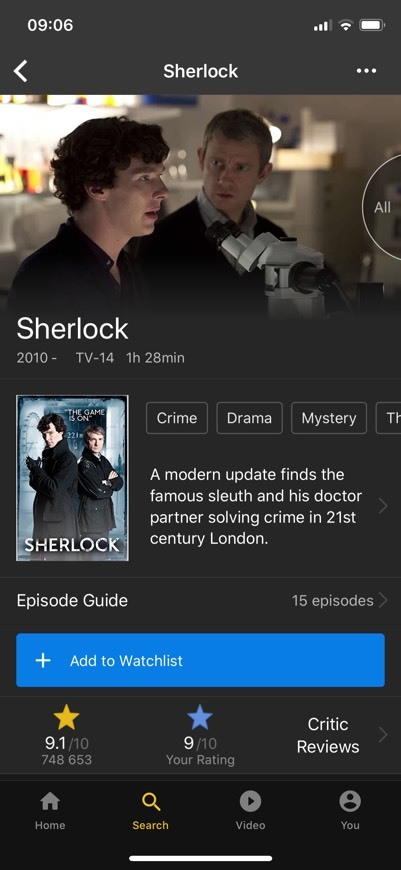 Serie Sherlock (TV Series 2010– ) - IMDb