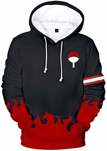 Fashion JOAYIN Chico Hombres Naruto Sudaderas con Capucha Impresión 3D Anime japonés Ropa