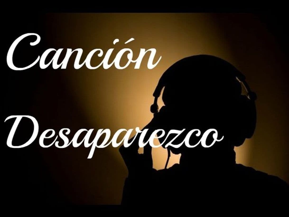 Canción DESAPAREZCO - ALVAROHM